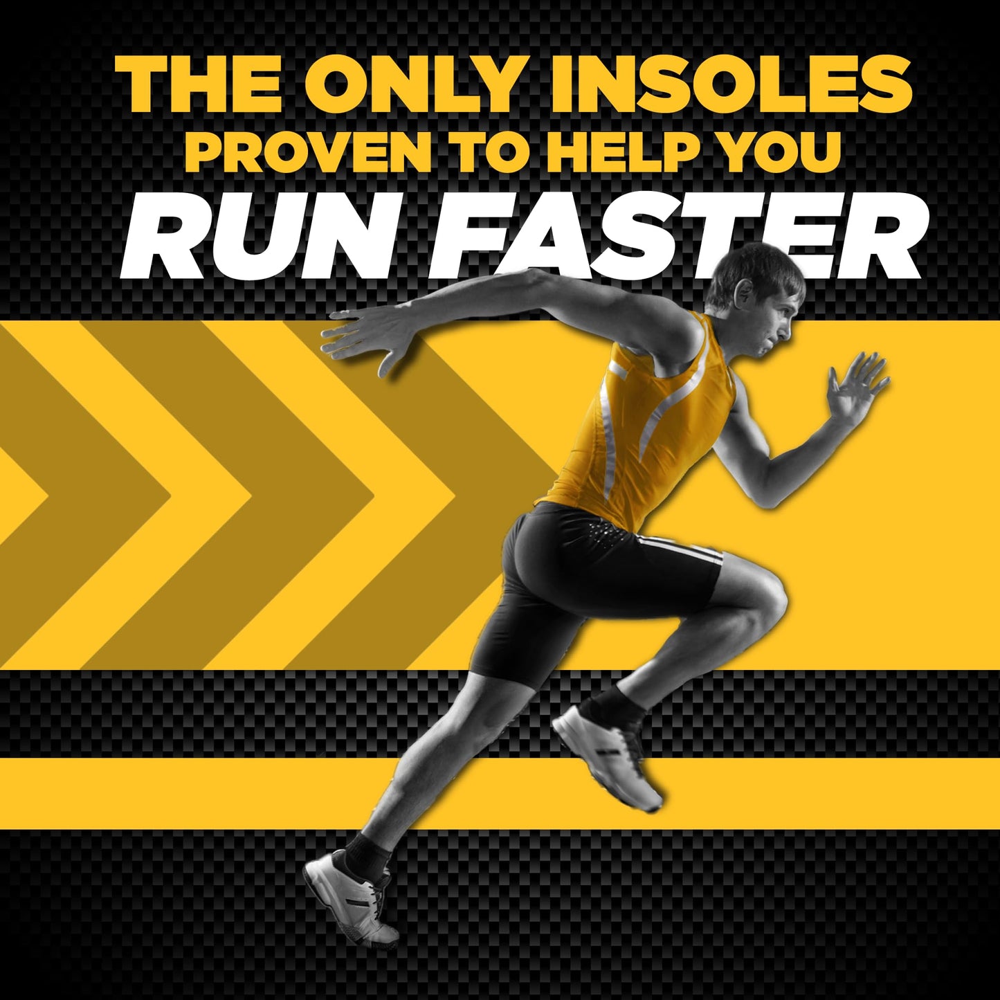VKTRY Silver Performance Insoles–Carbon Fiber Shock Absorbing Inserts, Non-Cleated Shoes–Improve Explosiveness, Protect Against Injury, Optimize Energy Return