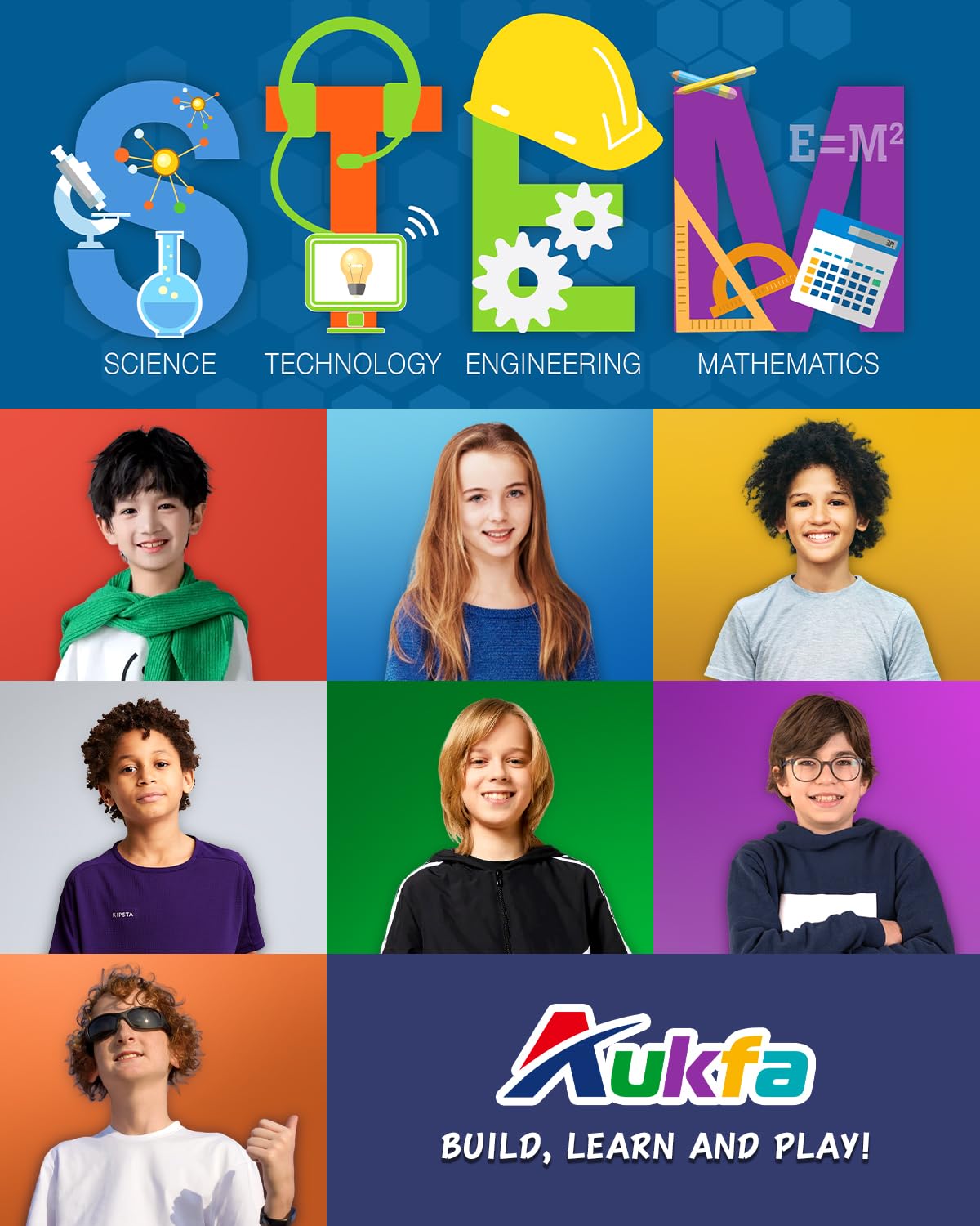 STEM Robot Toys Building Kits, Aukfa Building Toys for Boys Age 8-12, App & Remote Control Blocks Engineering Science Learning Educational Coding DIY Stem Projects Robot Gifts for Boys & Girls(635PCS)