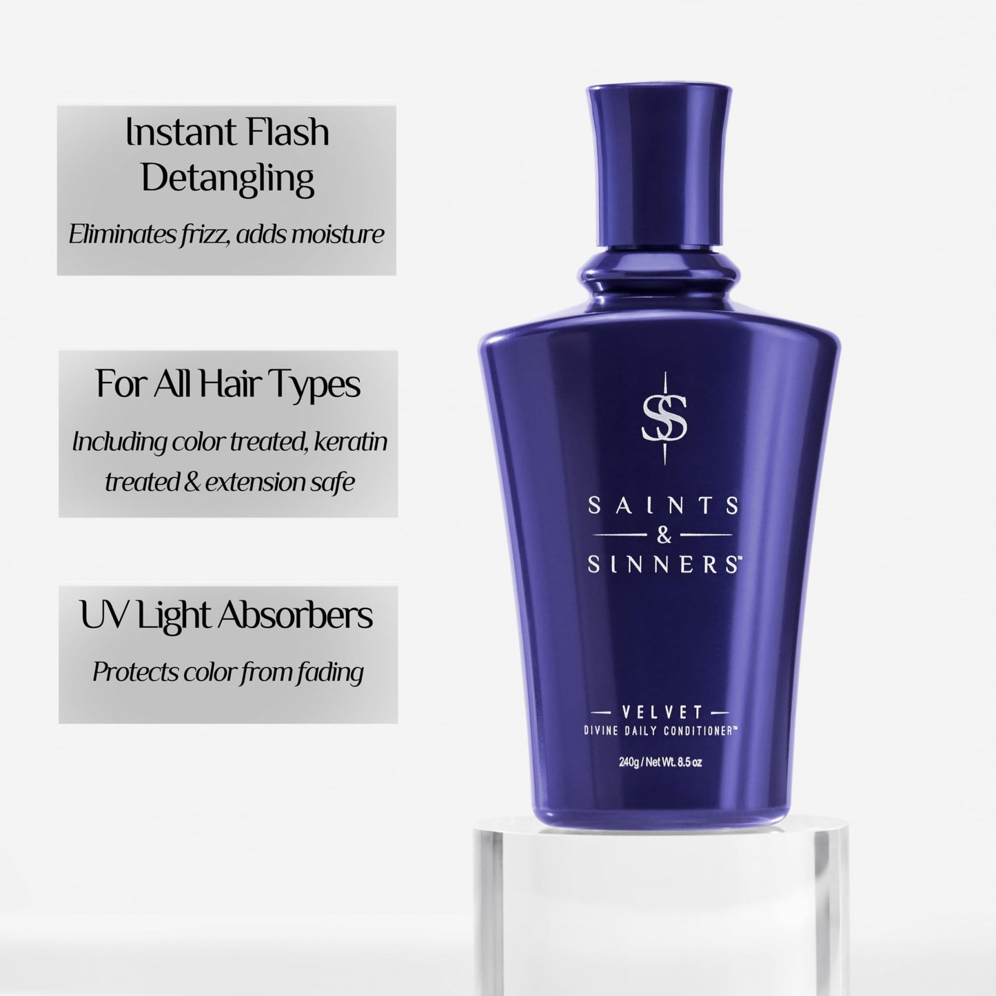 Saints & Sinners Velvet Duo (250ml) for Dry, Damaged, Color Treated Hair