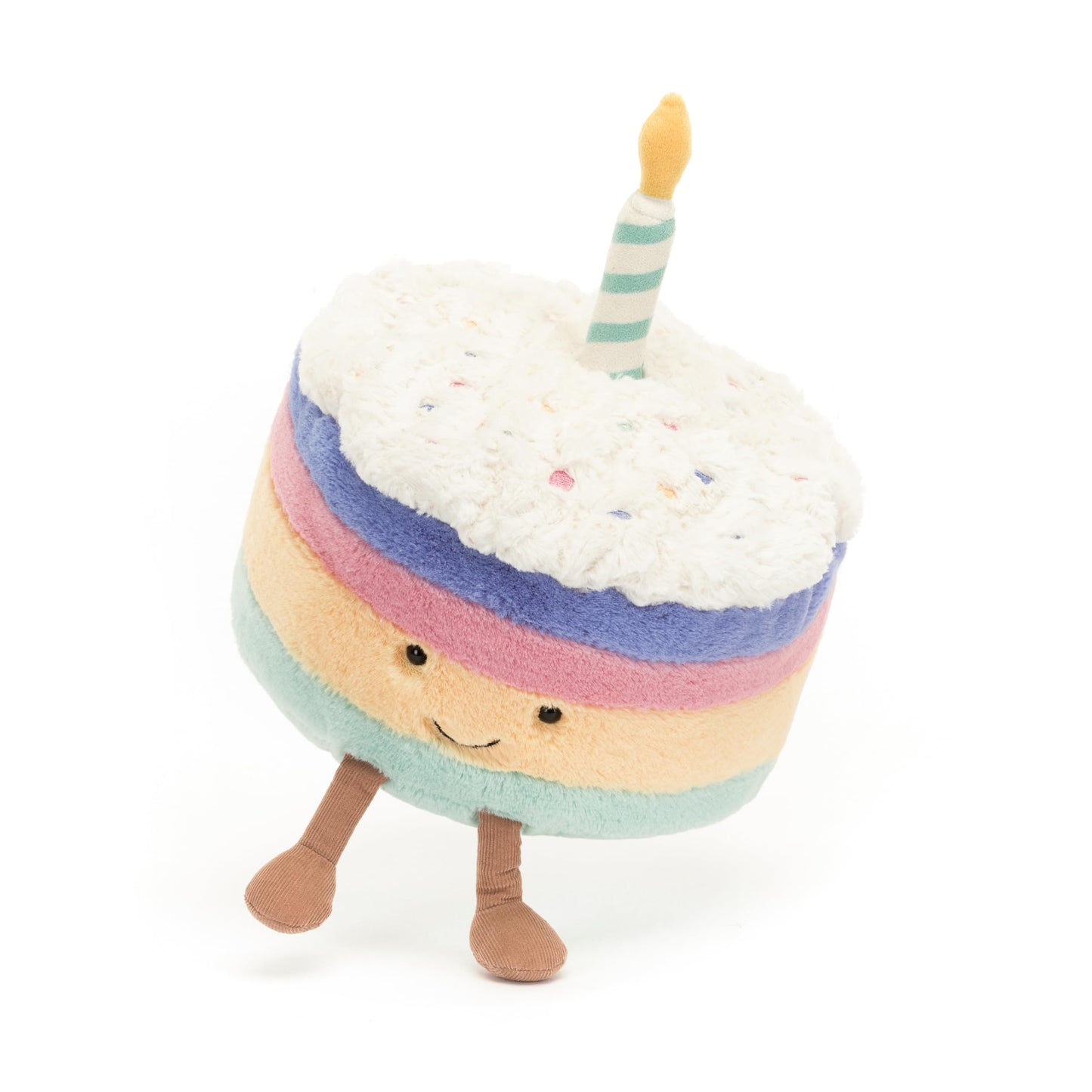 Jellycat Amuseable Rainbow Birthday Cake Food Plush