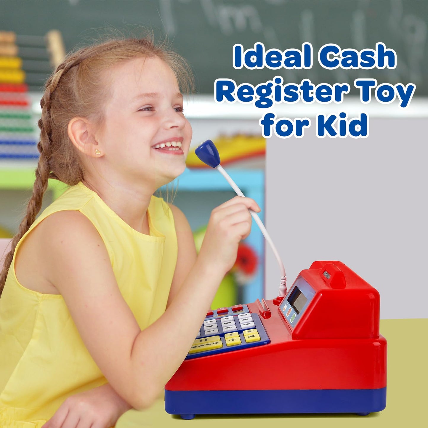 Calculator, Registration Box, Toy, Gift, Red