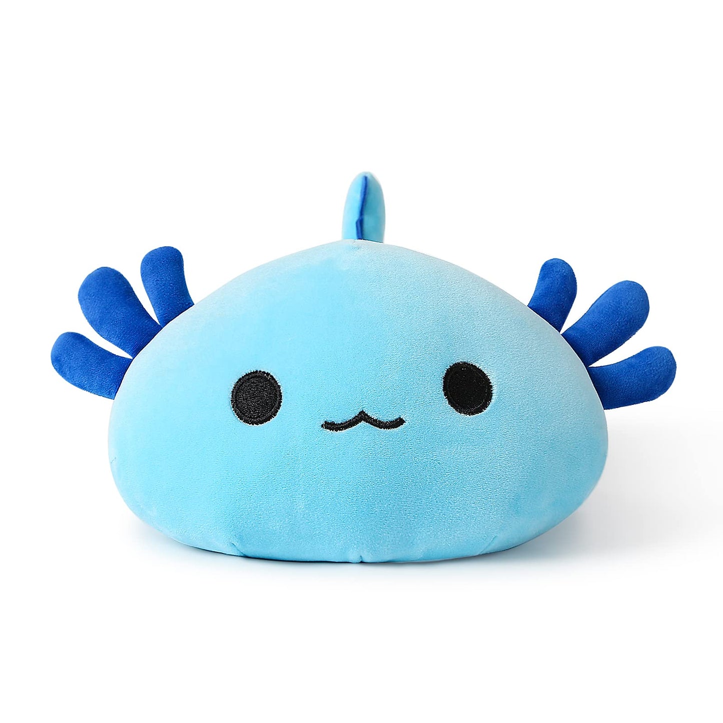 Onsoyours Cute Axolotl Plushie, Soft Stuffed Animal Salamander Plush Pillow, Kawaii Plush Toy for Kids (Blue Axolotl A, 19''), Cat, Axolotl