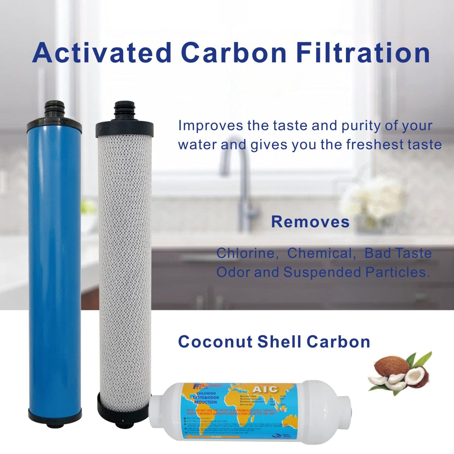 Replacement Filter Set With Membrane for Microline 435 Reverse Osmosis System