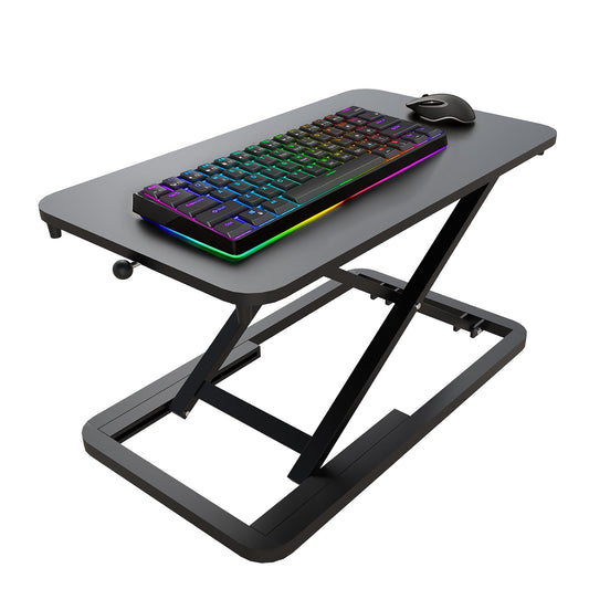ESpefy Keyboard Riser for Desk- 23.6’‘ Height Adjustable Standing Desk Converter, Table Lifter for Standing, Keyboard and Mouse Riser for Ergonomic Sit Stand Workstations, 6 Height Levels