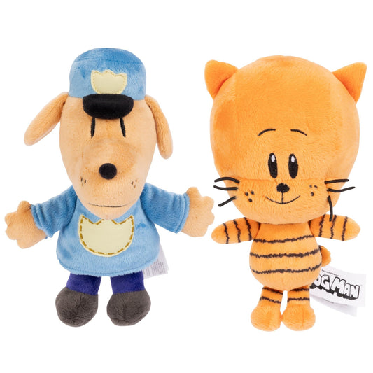 Dog Man Dog Man and Lil Petey Plush 2-Pack
