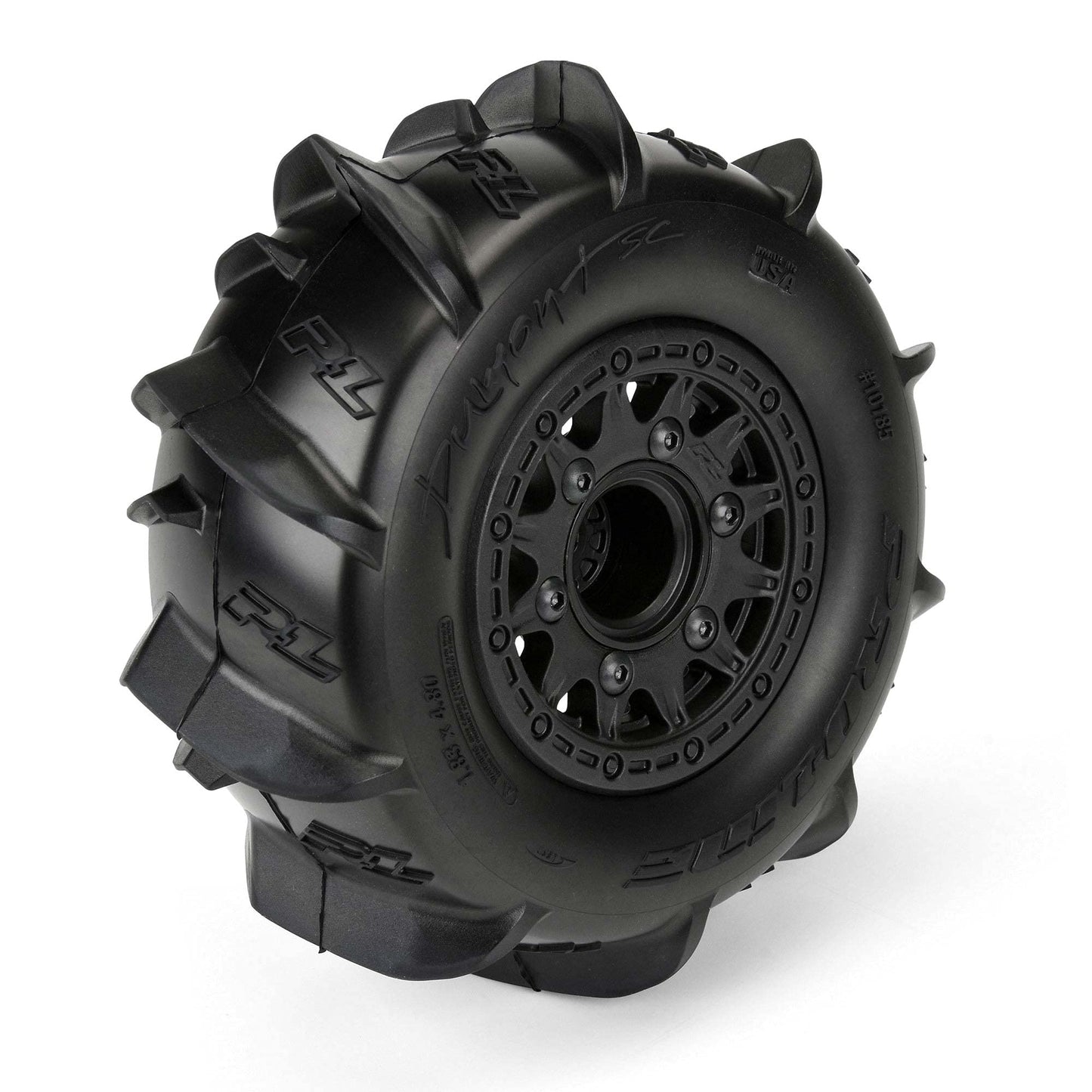 Pro-Line Racing Dumont Paddle SC 2.2/3.0 MTD Raid Blk F/R PRO1018510 RC Tire