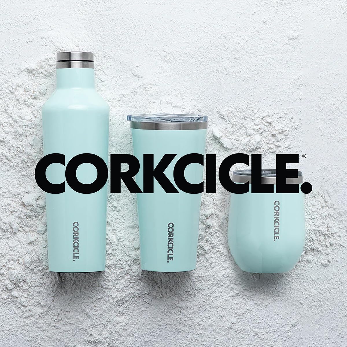 Corkcicle x Rifle Paper Co. Classic Insulated Coffee Mug - Keeps Drinks Cold 9 Hours - Triple-Insulated - Gift for Mom - Great for Mother's Day or Christmas - 16 oz - Garden Party Cream