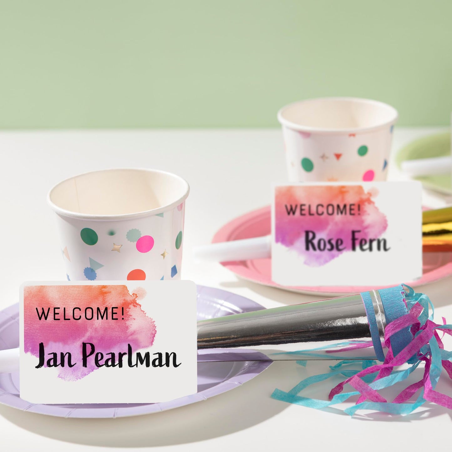 Avery Name Tags, White, Packs of 100 per Pack, 18 Packs, 1,800 Removable Name Badges Total (05147)