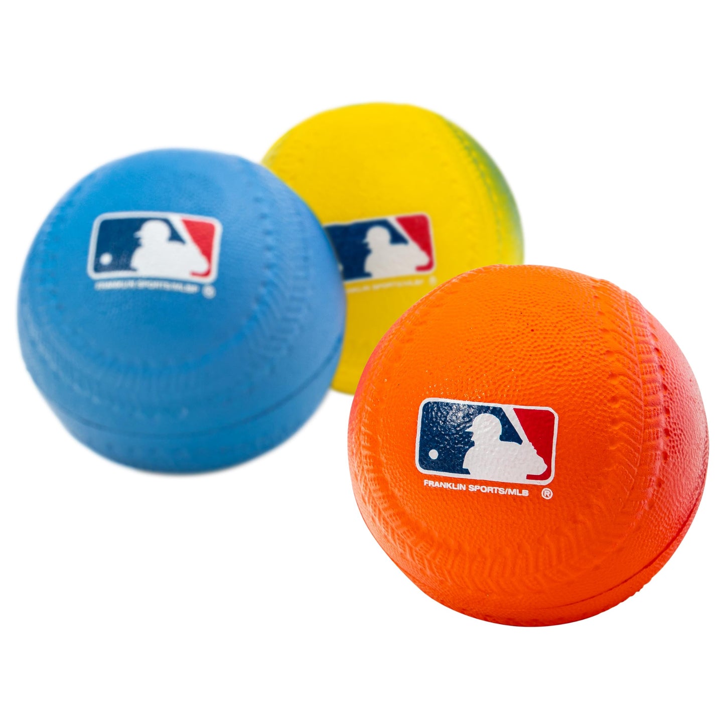 Franklin Sports Team MLB 3Pack Foam Baseballs-Gradient