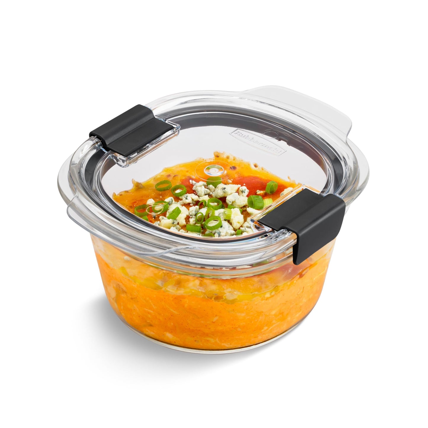 Rubbermaid Brilliance® Glass Round Leak-Proof 6-Piece Set Food Storage Containers, Food Containers with Lids, Meal Prep Containers