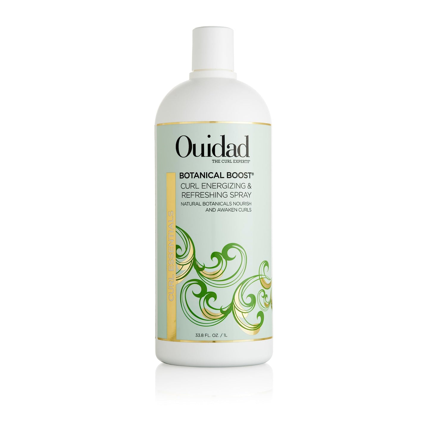 Ouidad Botanical Boost Curl Energizing & Refreshing Hair Spray, 33.8 fl oz, Curl Spray for Lasting Definition, No-Residue Hair Spray for Curly Hair, Adds Weightless Moisture, All Curl Types