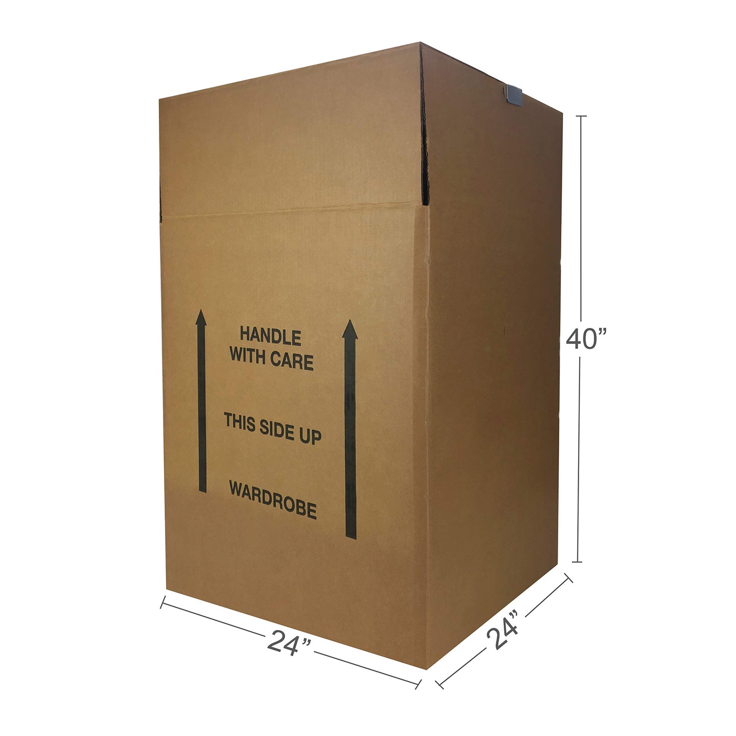 UBOXES Larger Wardrobe 24 x 24 x 40-Inches Moving Boxes, Bundle of 3 (BOXBUNDWAR03)