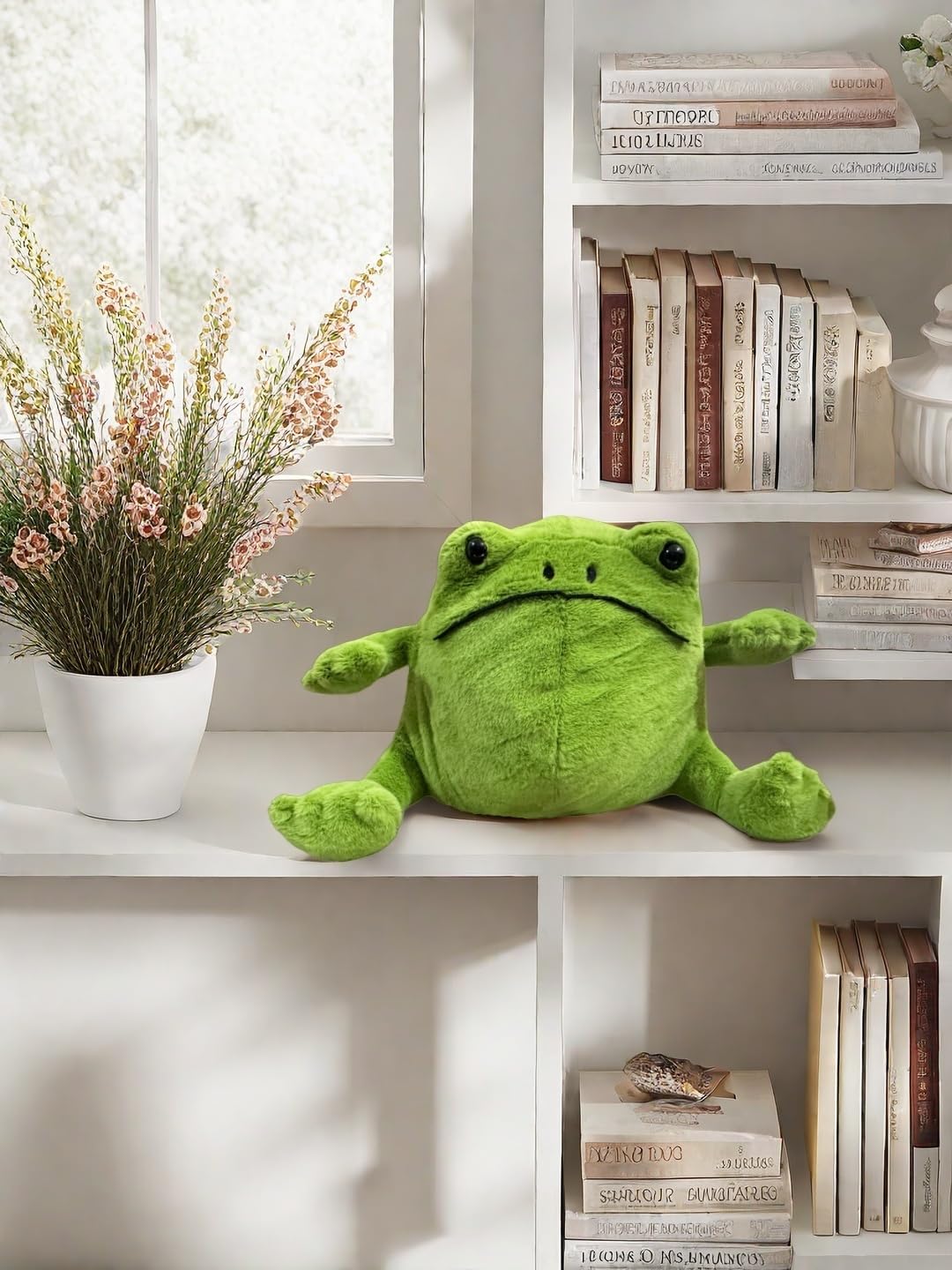 Green Frog Stuffed Animal, Amphibian Plush Toy - Classic Children's Gift (12-inch)