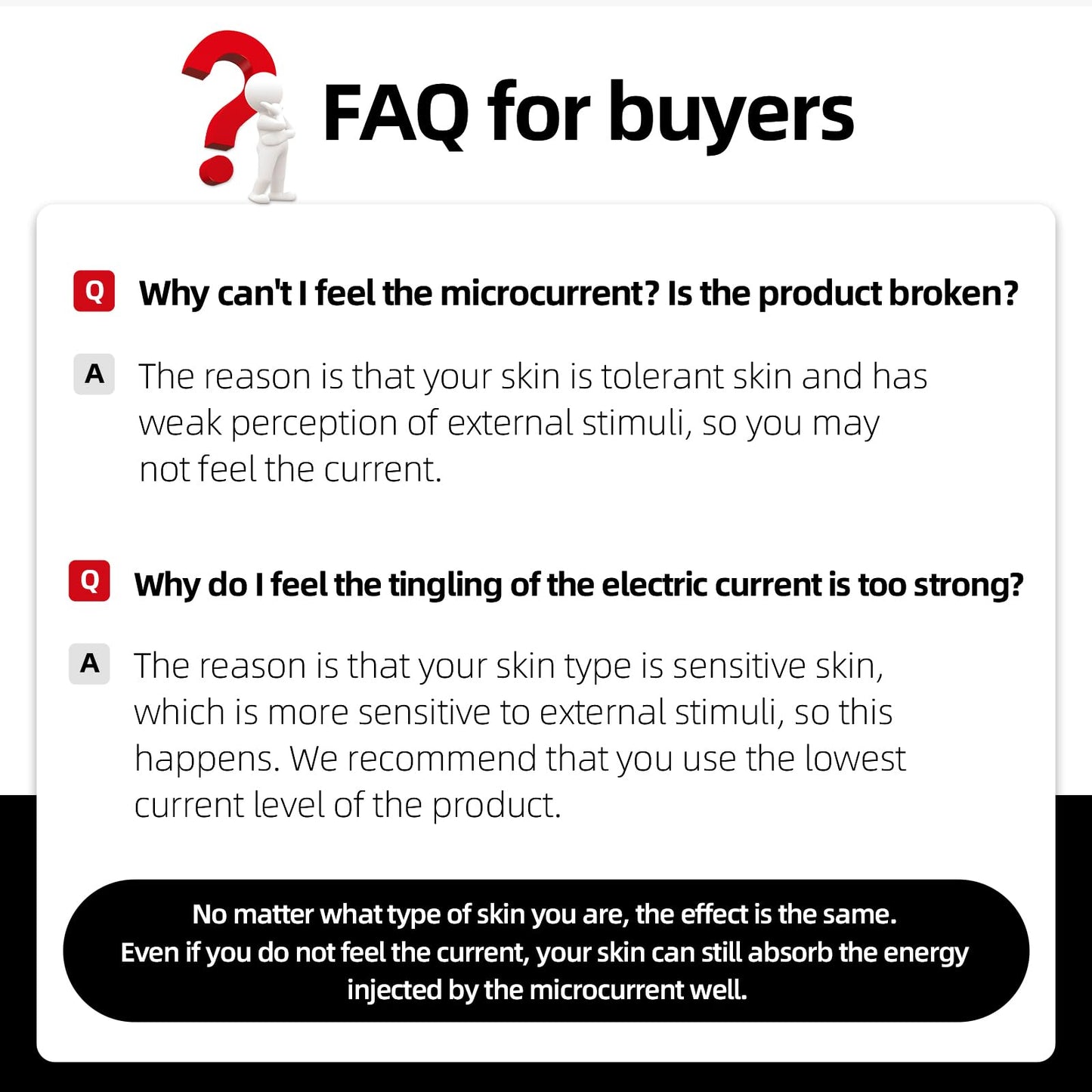 Microcurrent Facial Device,Latest Red Light Technology,Enhances The Ability to Lift The Face and Tighten The Skin,Facial Wrinkle Equipment,Smart Photon Micro-Current Device,Model:EP-300. (Black)