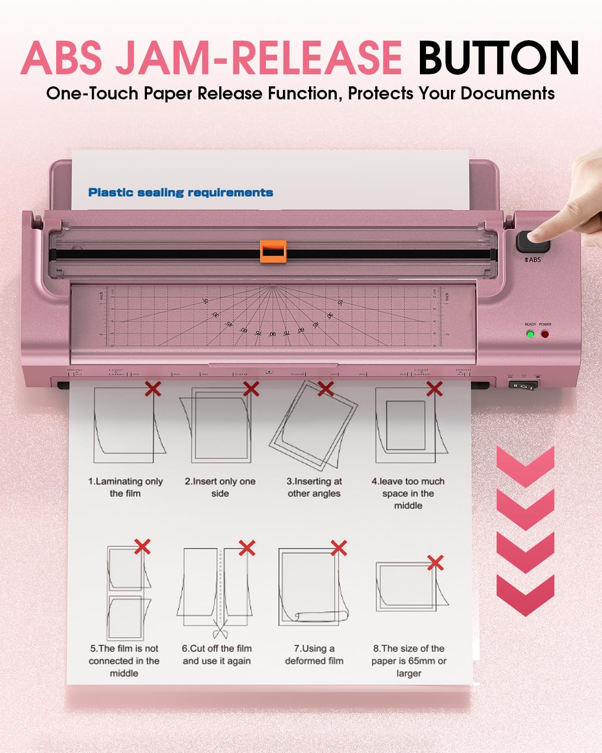 OidoZac 13 Inch Laminator Machine, A3 Personal Laminator Kit for Teachers with 20 Laminating Sheets, Hot Cold Thermal Lamination 11x17 with Anti-Bend Plate, ABS Anti-Jam & 20dB Quiet for Office School