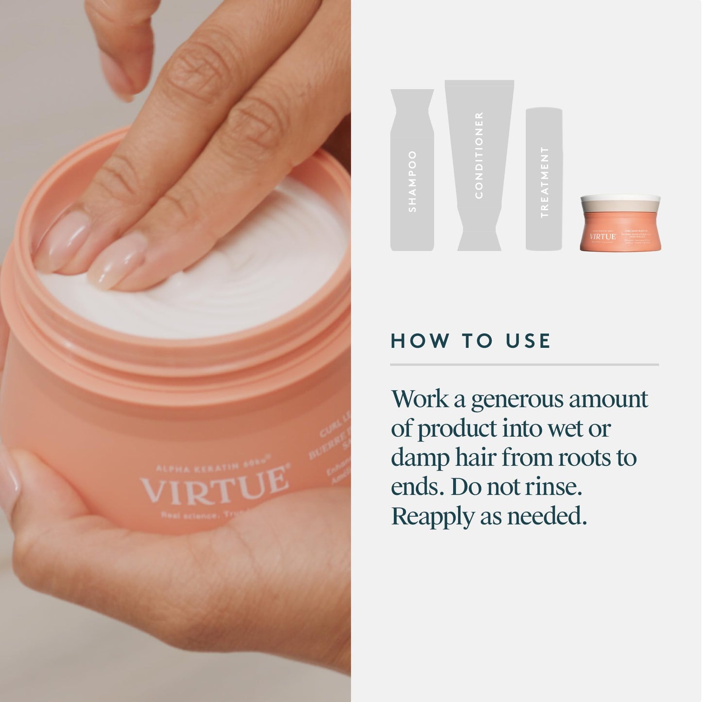 VIRTUE Curl Leave-In Butter Hair Treatment