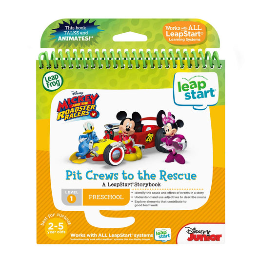 LeapFrog LeapStart 3D Mickey and The Roadster Racers Book