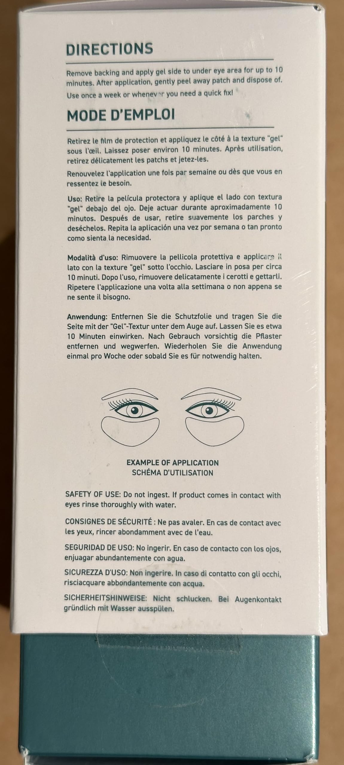 skyn ICELAND Hydro Cool Firming Under Eye Patches Eye Gel Mask To Firm And Reduce Wrinkles Fine Lines Dark Circles Puffiness Bags 16 Pairs
