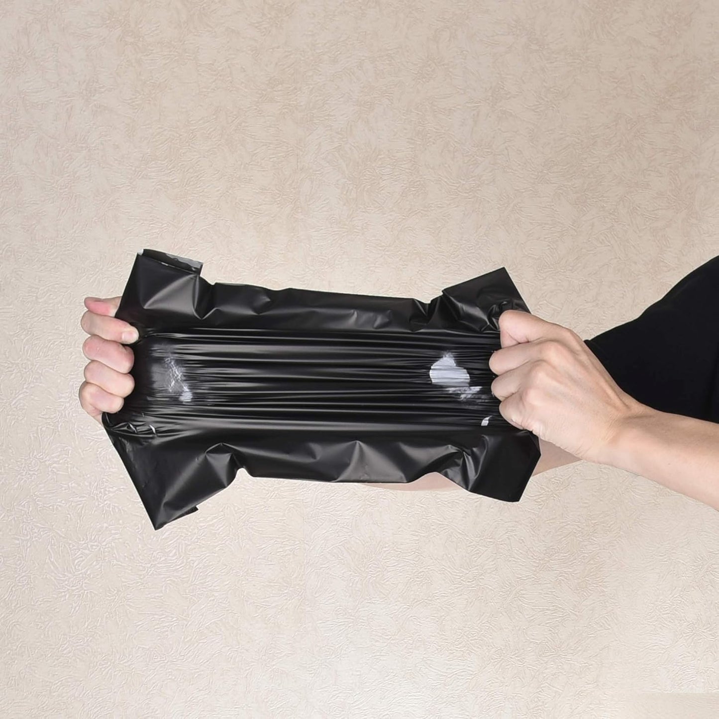 KKBESTPACK 500 Large Poly Mailers 10x13 Shipping Bags for Small Business – Self Sealing Package Envelopes Black