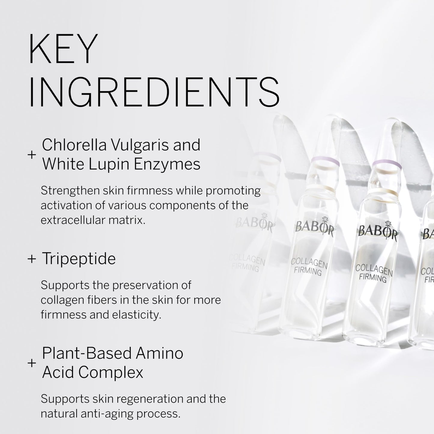 BABOR Collagen Firming Ampoule Concentrate, Collagen Skincare Capsule, Anti Aging Serum, Increase Elasticity, Firming and Lifting 7 Day Treatment