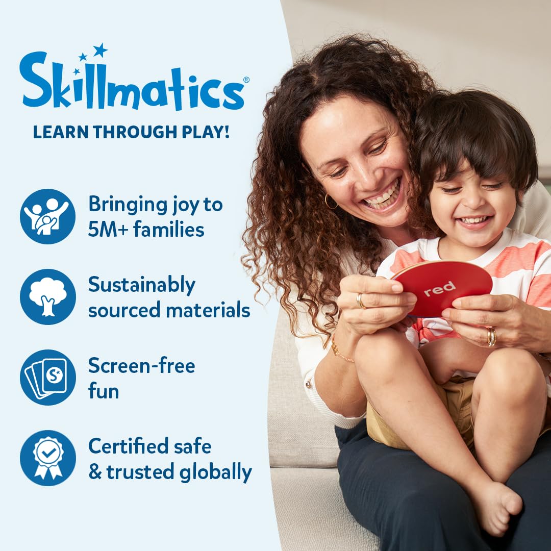 Skillmatics Preschool Learning Activity - Search and Find Educational Game, Perfect for Kids, Toddlers Who Love Toys, Art and Craft Activities, Gifts for Girls and Boys Ages 3, 4, 5, 6
