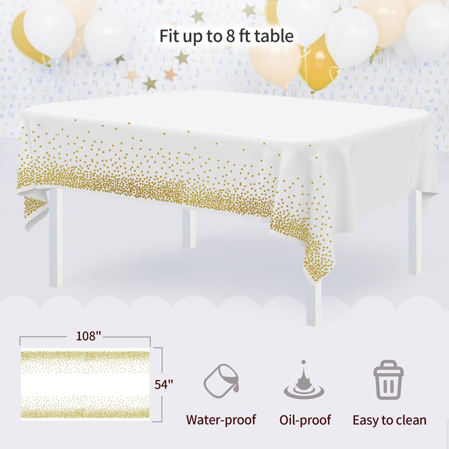 Pack of 11 NWK Cake Stand Set, with 3 x Two-Tier and 3 x Three-Tier Cupcake Stands, 4 x Appetizer Trays, 1 x Tablecloth for Birthday Bridal Baby Shower Party (Colorful)