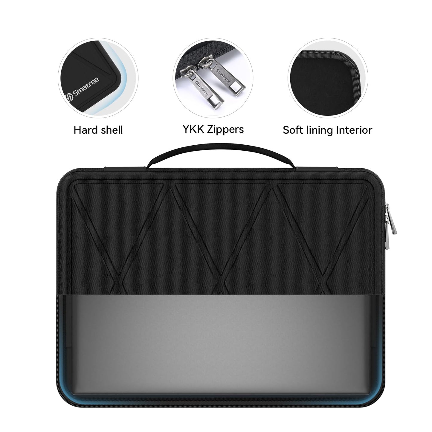 Smatree Hard EVA Protective Sleeve for 14 inch ASUS Zenbook 14 UX3405CA,14/14X OLED Case,for 14inch Vivobook S 14 S5406 Copilot+PC, 14 Flip TP3407 Copilot+PC,for 14 inch ROG Zephyrus G14(X8043)