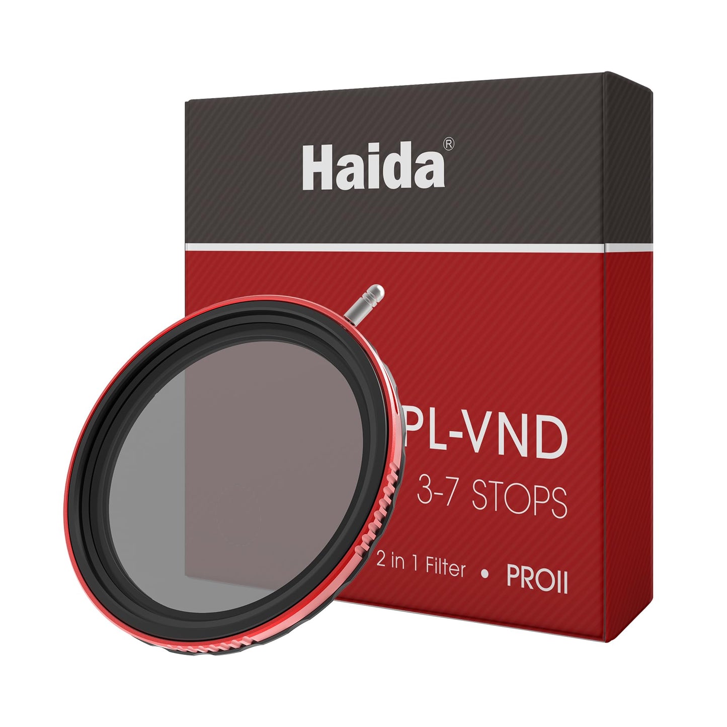 Haida 82mm Pro II Multi-Coating Circular Polarizer + Variable Neutral Density SLR Camera Lens Filter Waterproof Scratch Resistant Nano-Coating CPL + VND (2 in 1)