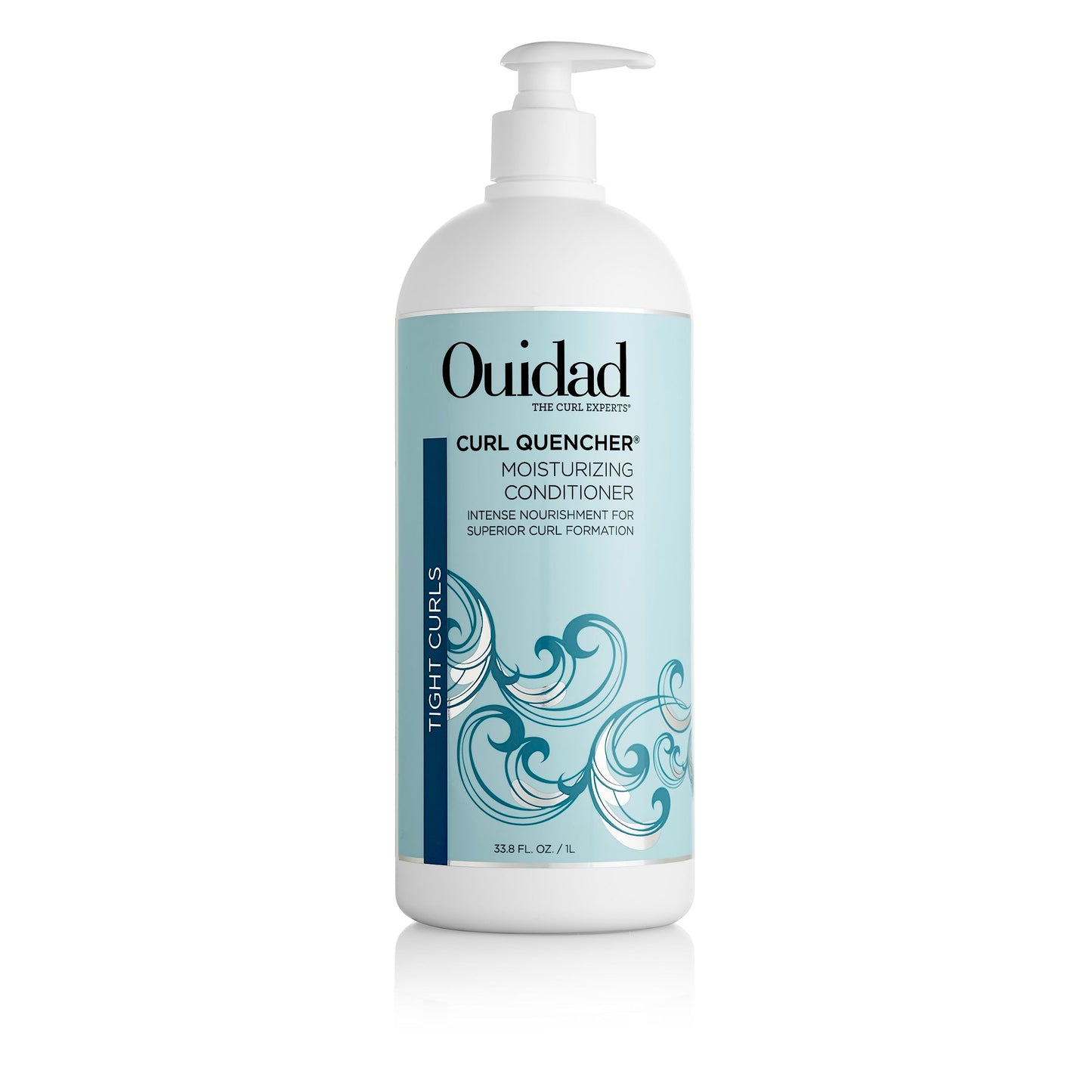 Ouidad Curl Quencher Moisturizing Conditioner - 33.8 fl oz, Curl Defining Hair Conditioner for Soft, Nourished & Hydrated Curls, Helps Repair Damage, Creamy Detangling Conditioner, For Tight Curls