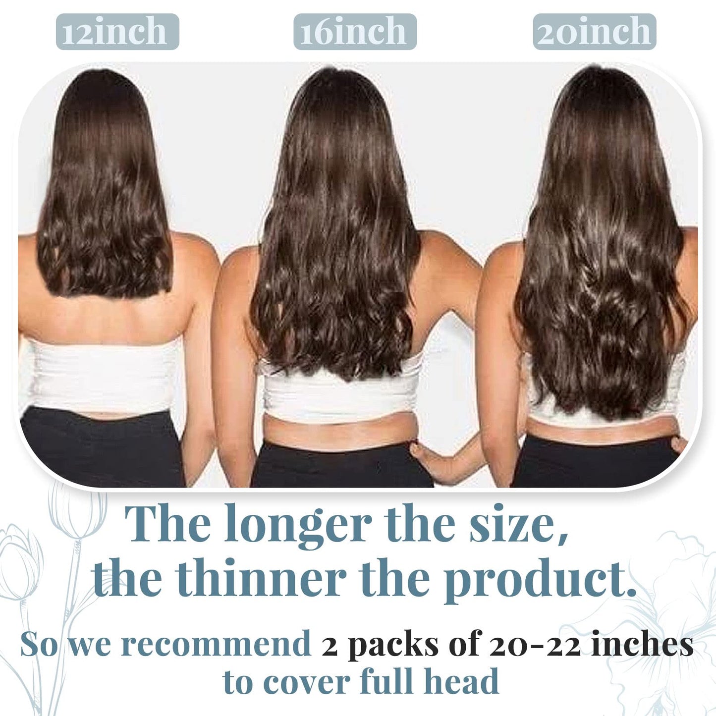 RUNATURE Clip in Hair Extensions Real Human Hair Dark Blonde Hair Extensions Clip ins Double Weft 18 Inch Remy Clip in Human Hair Extensions Full Head Thick Hair Extensions 120g 7Pcs