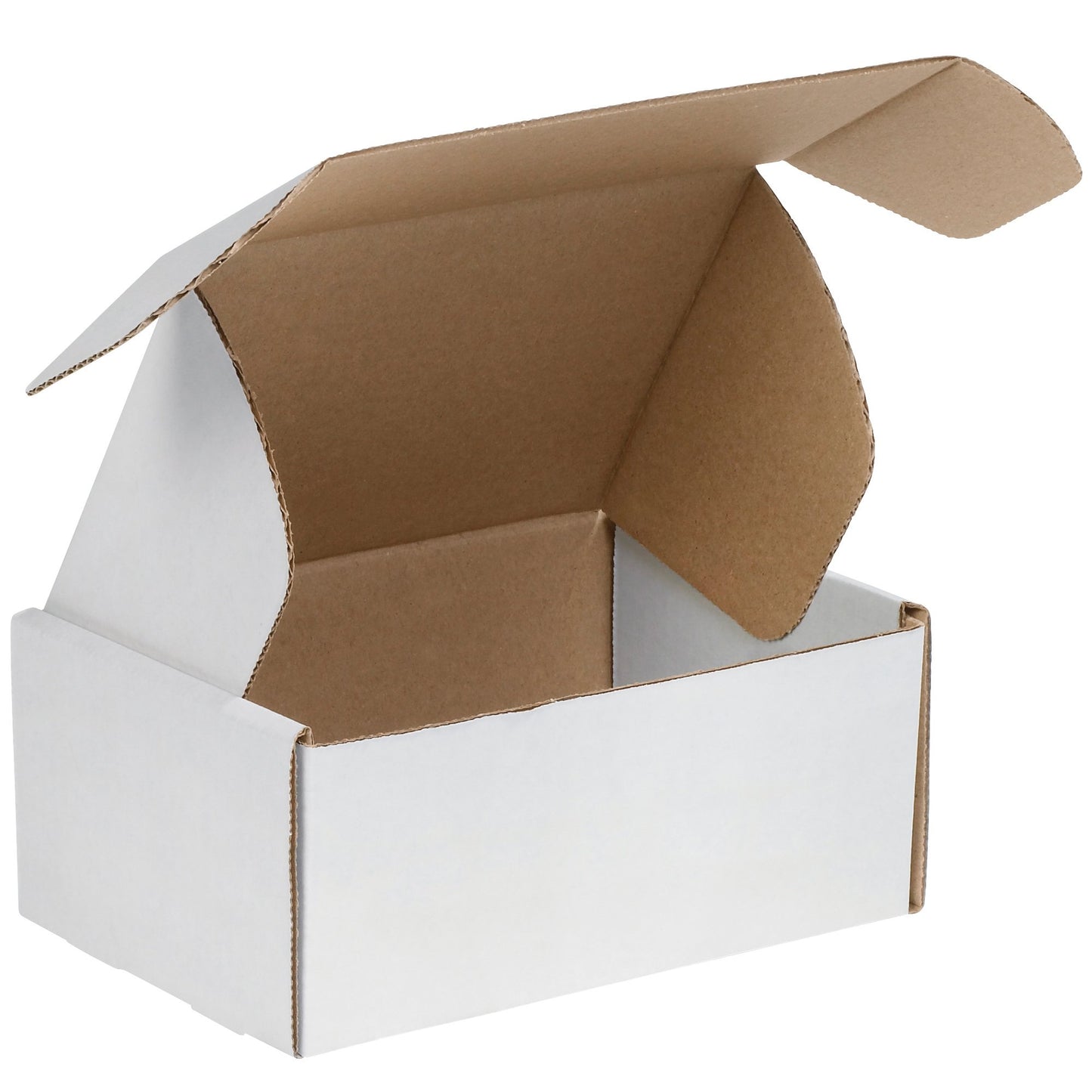 Aviditi White Deluxe Literature Mailing Boxes, 9 x 6 1/4 x 3 Inches, Pack of 50, Crush-Proof, For Shipping, Mailing and Storing