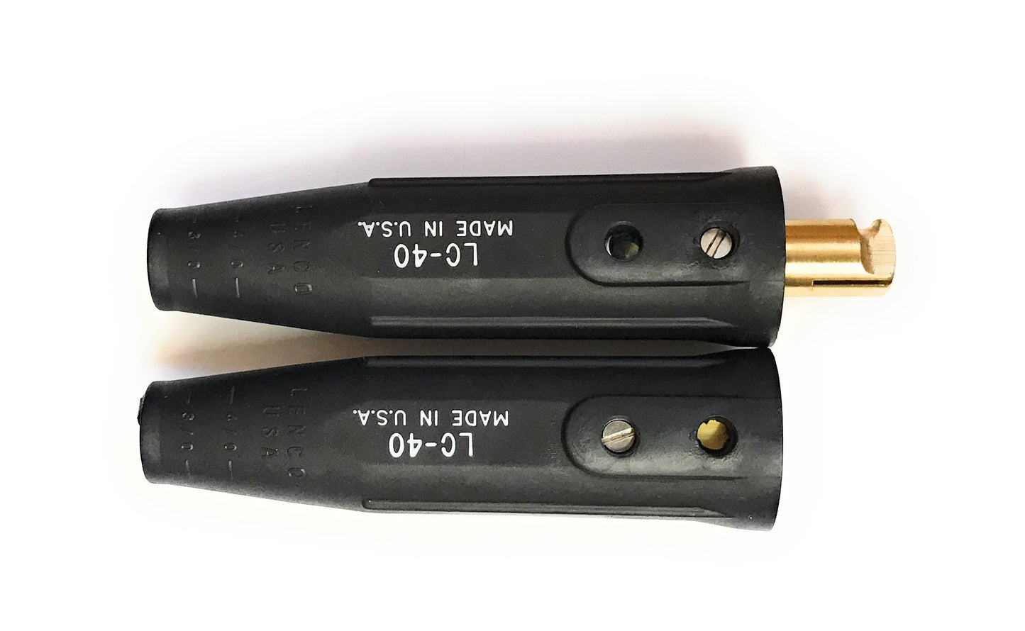 LC40 Weldmark By Lenco Cable Connector Set (1 Male / 1 Female)