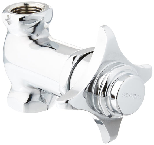 Central Brass 0331-1/2 Self-Close Straight Stop in Chrome