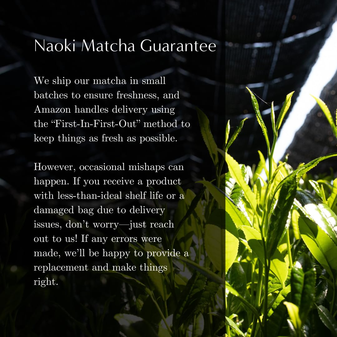 Naoki Matcha Barista Pro Blend Ceremonial Grade Matcha - Authentic Japanese First Harvest Ceremonial Grade Matcha Green Tea Powder from Japan (100g / 3.5oz)