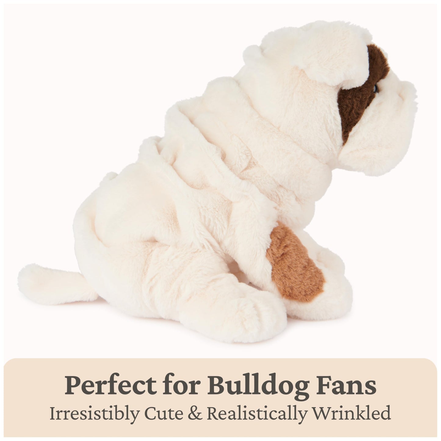 GUND Toast Bulldog Puppy Plush, Stuffed Animal Dog for Ages 1 and Up, 10”, Brown/White