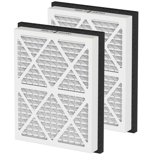 20x25x3 MERV 13 Pleated Air Filter Replacement Compatible with Honeywell Home Air Filter and Zephyr VGF Series 20x25x3 Whole Home Return Air Grille Filter, MERV 13 Air Filtration System, 2 Pack