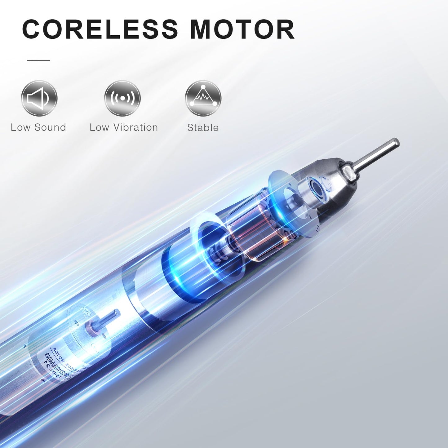 AZ GOGO 35000RPM Handpiece for TP301 Coreless Nail Drill Machine Professional