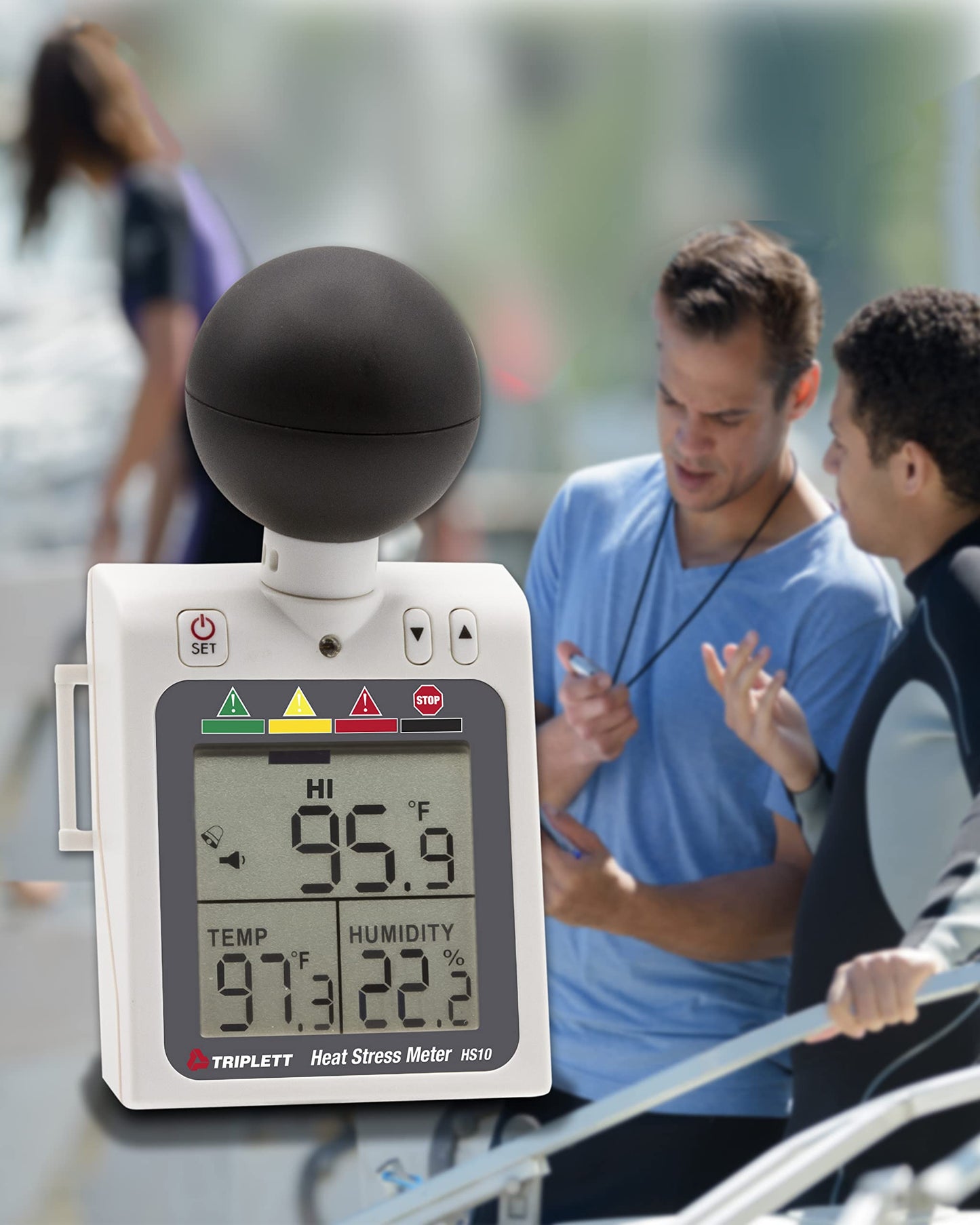 Triplett HS10 Indoor/Outdoor Heat Stress WBGT (Wet Bulb Globe Temperature) Meter