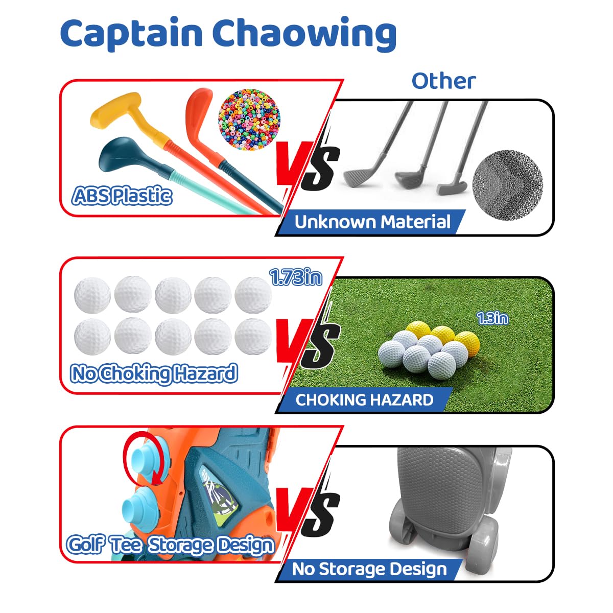CAPTAIN CHAOWING Golf Set