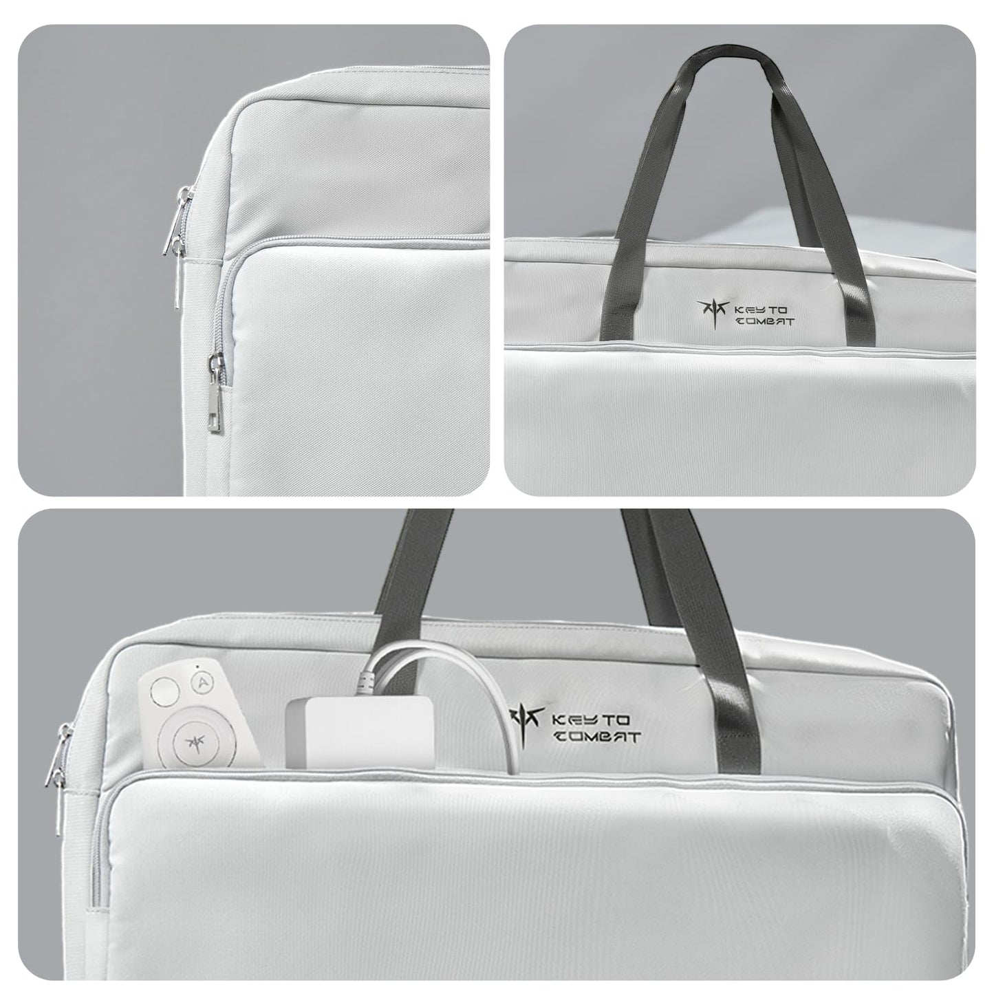 KTC Carrying Laptop Bag A25Q5 25 Inch Portable TV MEGAPAD Compatibility, Travel Laptop Tote Bag, Carry On Handle Case，Durable & Water-Repellent Fabric