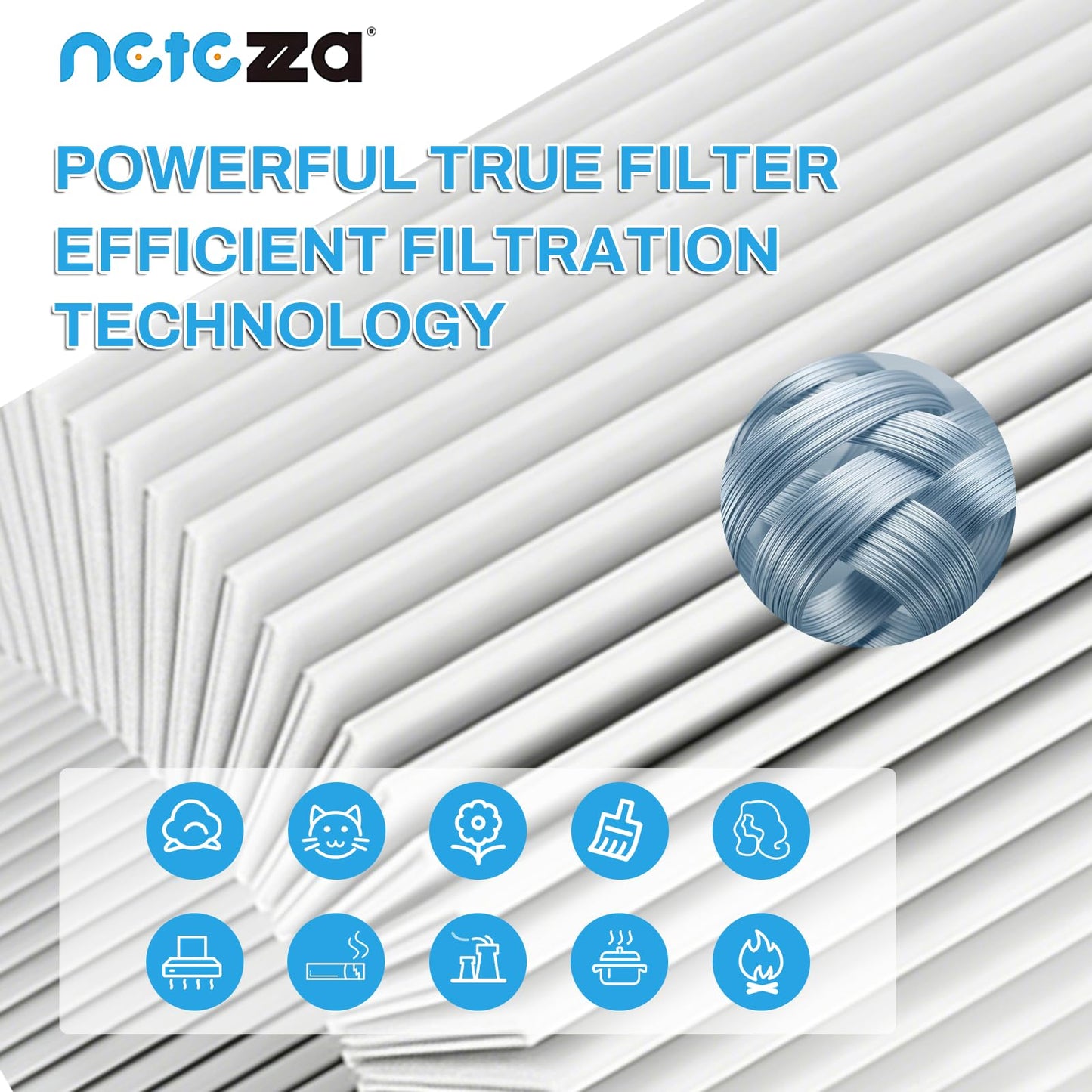 HP302 HP202 Filter Replacement Compatible with Shark HP200 HP201 HP202 HP232 HP301 HP302 AP1000 HC501 HC502 MAX Clean Sense iq Air Purifier filter, Part# HE2FKBASMB,HE2FKBAS,HE2FKPET,HE2FKPRO,1 Pack