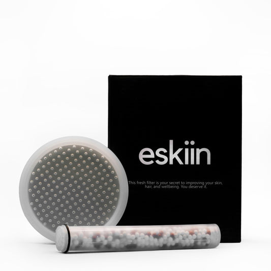 Eskiin HandHeld Shower Head Water Filter Replacement High Pressure Shower Heads Replacement For Smooth Hair & Skin - Replacement Cartridge Fits The Eskiin Filtered HandHeld Showerhead