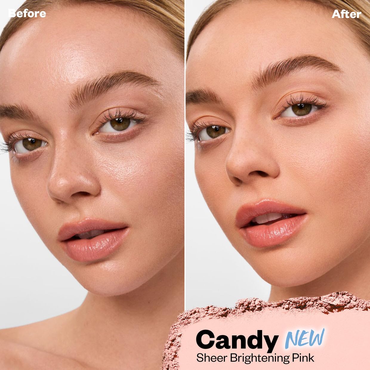 Kosas Cloud Set Face Brightening Powder - Pressed Brightening Powder, Smooths Shine Controll, Coverage for Dark Undereye & Uneven Skin - Lightweight Setting Powder - Candy (Sheer Brightening Pink)