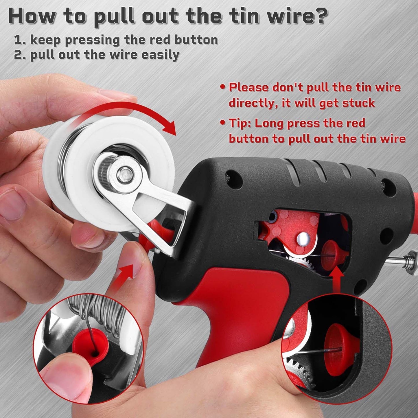 Cordless Soldering Iron Welding Kit - 60W 200-450℃ Adjustable Temperature One-handed Welding Iron With 20V Battery Automatic Soldering Gun Solder Tools for Electronic Repair Soldering Circuit Board