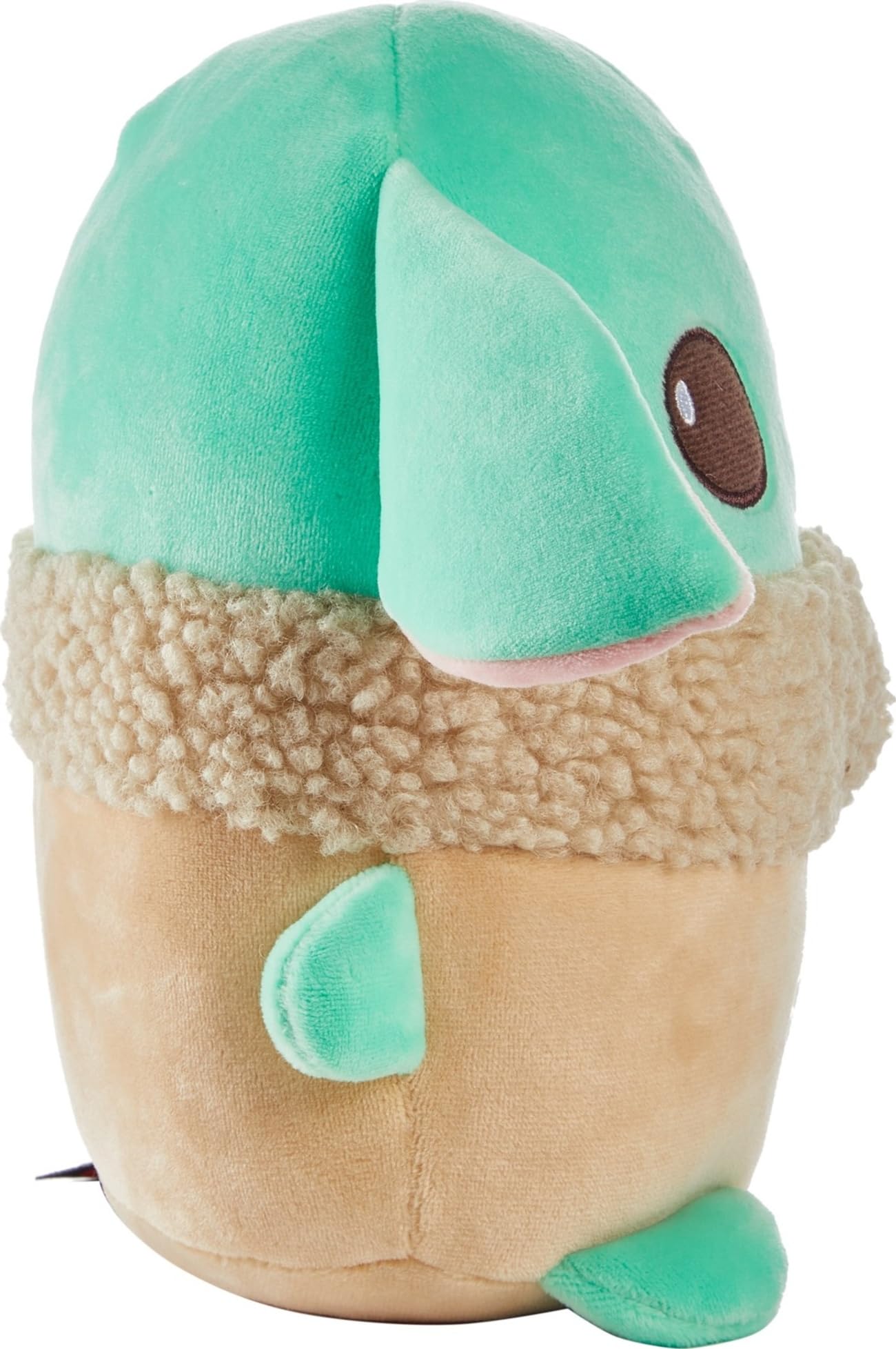 Mattel Star Wars Cuutopia Grogu Plush 10-inch Toy, Rounded Soft Pillow Doll Inspired by Star Wars The Mandalorian