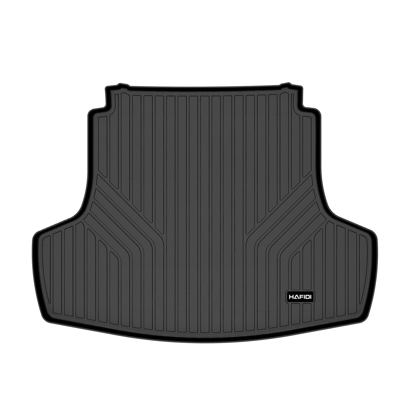 HAFIDI® Cargo Liner Fit for 2021-2025 2026 Kia K5 & 2020-2025 2026 Hyundai Sonata & Sonata Hybrid All Weather TPE Automotive Trunk Mat Custom Accessories - Black