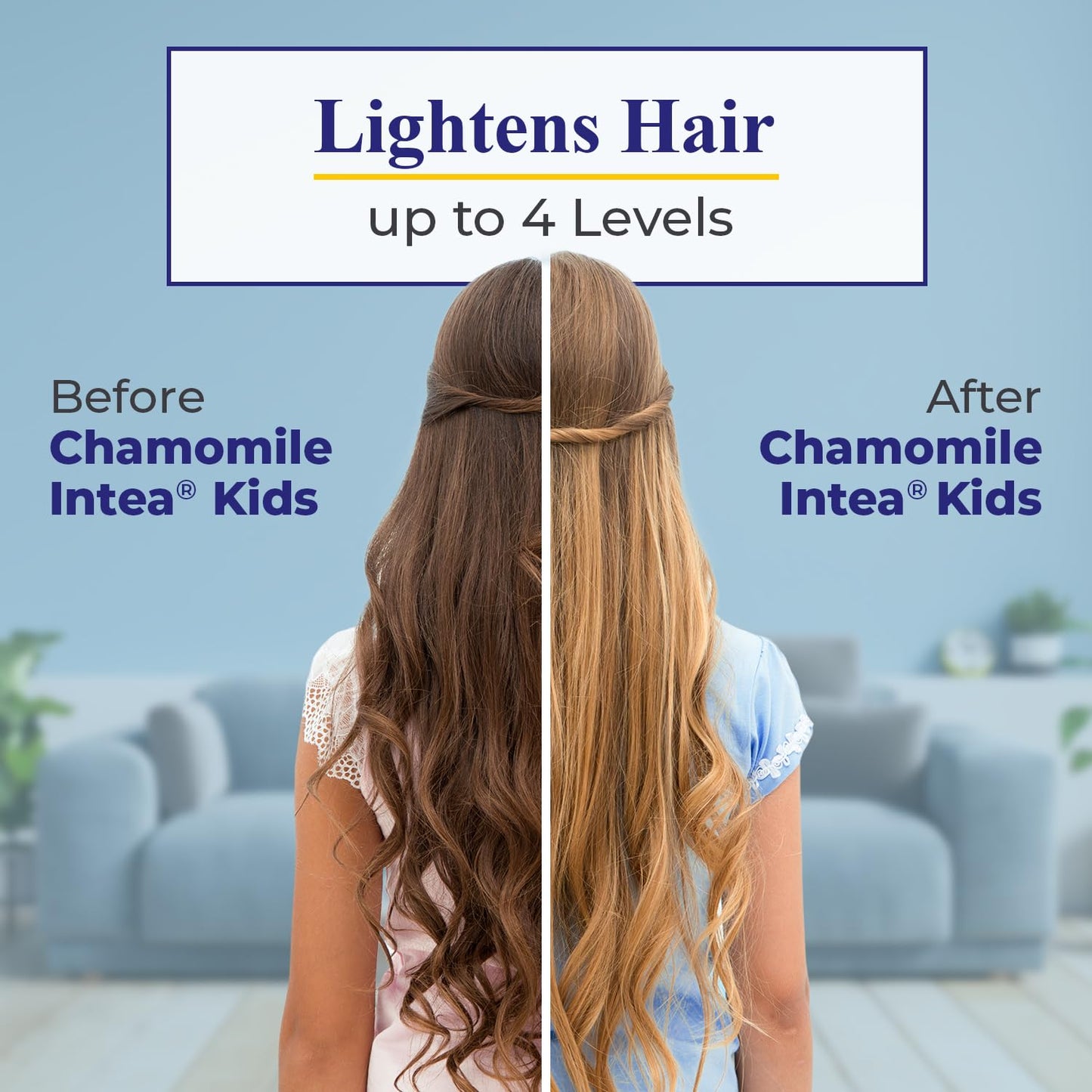 Camomila Intea Hair Lightener For Kids– Premium Sun Lightening Spray for Hair – Chamomile Hair Lightener Spray for Naturally Lighten Hair – No Bleach/Ammonia – Child-Friendly Formula - 3.4 Oz
