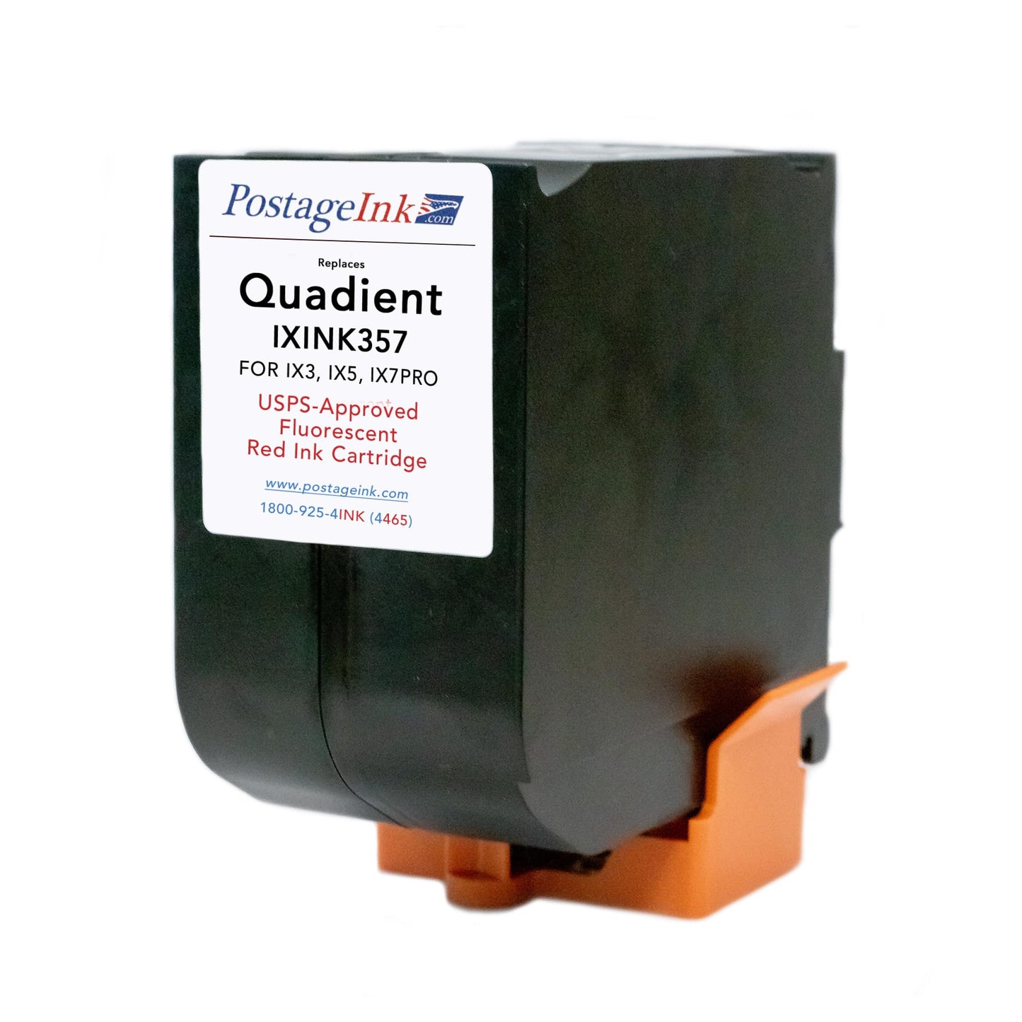 PostageInk.com Compatible IXINK357 Standard Capacity Ink Cartridge for Quadient IX3 IX5 & IX7 Mailing System