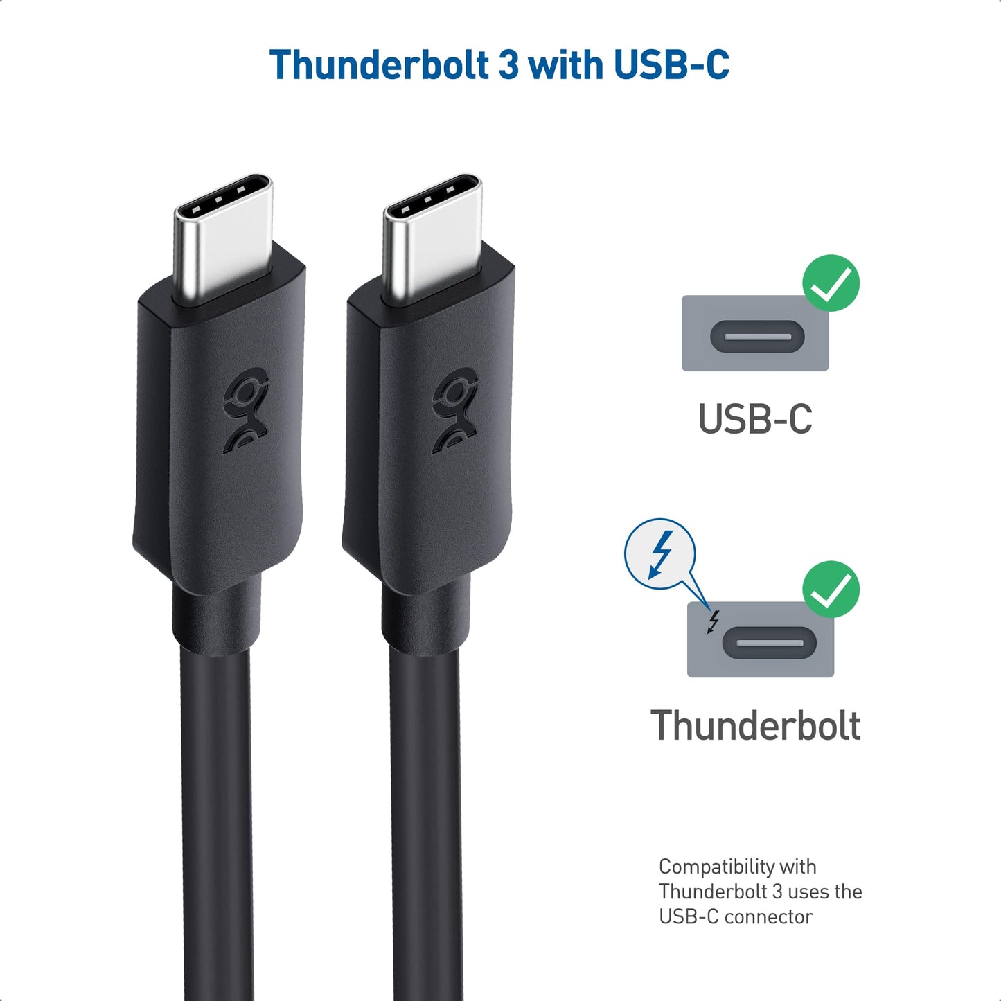 Cable Matters 2-Pack 20Gbps USB C to USB C Monitor Cable - 6ft / 1.8m, Supports Up to [8K@30Hz / 4K@120Hz Video, 240W Charging, 20Gbps Data Transfer], USBC Video Cable with USB 3.2 Gen 2