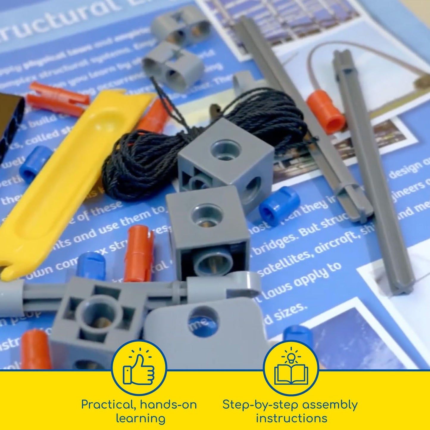 Thames & Kosmos Structural Engineering: Bridges & Skyscrapers, Blue (625414), Small
